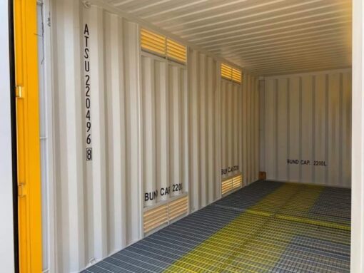 30ft x 8ft Shipping Container (One Trip) – Yellow